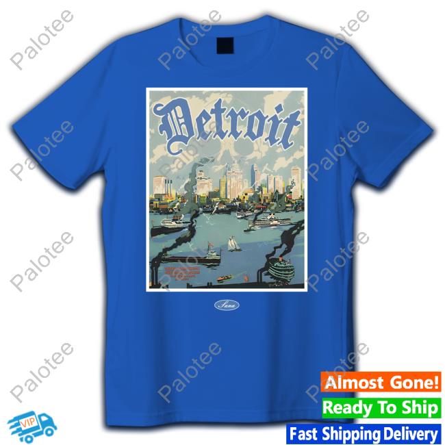 Sanadetroit Merch Detroit River tee
