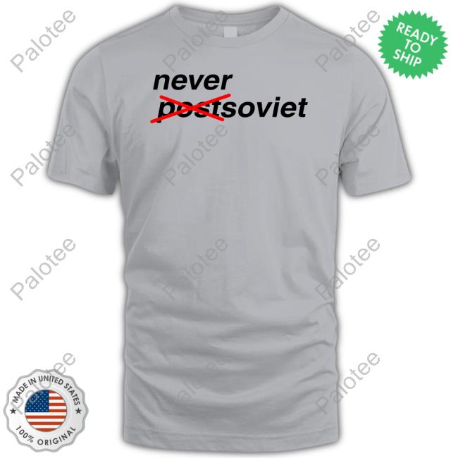 Gabrielius Landsbergis Never Postsoviet Long Sleeved T-Shirt Gabrielius Landsbergis Never Postsoviet Long Sleeved T-Shirt
