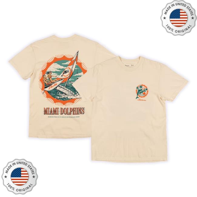 Original Unisex Cream Miami Dolphins X Duvin Designs Co. Setting Sail Classic Shirt Original Unisex Cream Miami Dolphins X Duvin Designs Co. Setting Sail Classic Shirt