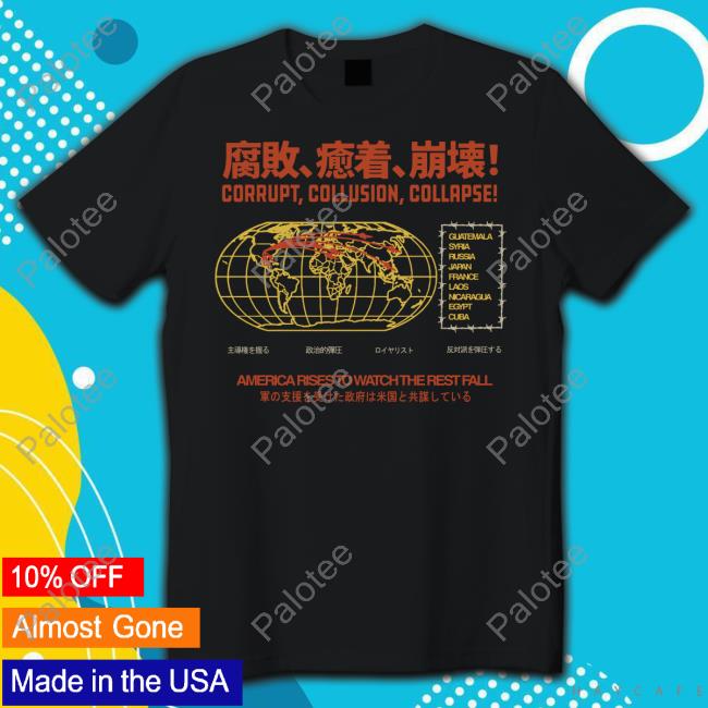 Hasan Piker Corrupt, Collusion, Collapse Shirt Hasan Piker Corrupt, Collusion, Collapse Shirt